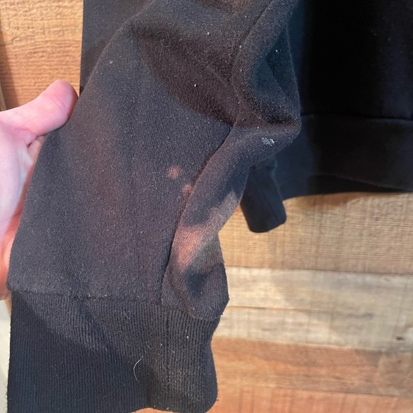 PINK Cropped Cowl Neck Oversize Sweatshirt - Picture 2 of 9